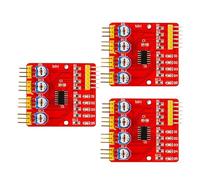 3Pcs 4-Channel Infrared Line Tracking Sensor Module, 3.3V-5V IR Line Following Obstacle Avoidance Module for Arduino DIY Smart Car Robot