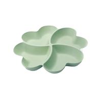 3Pcs 4-Grid Fruit Plate Tray Heart Shaped Creative Plates for Picnics and Parties