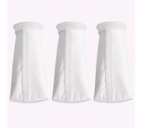 3PCS 4 Inch Ring Filter Socks 50 Micron, Felt Filter Bags, 4 Inch Ring by 9 Inch Long