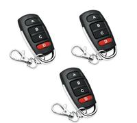 3Pcs 433MHz Electric Gate Fob Universal Garage Door Remote Control Key Fob, Cloning Remote Control Keychain, for Electric Gates, Wireless Systems, Clone Garage Gate Door Opener