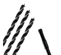 3PCS 5/16" x 12" Auger Drill Bit with SDS Plus Shank for Wood,Tri Flute Ship Auger Long Drill Bit for Soft and Hard Wood,Tree Stump,Plastic,Drywall and Composite Materials