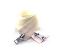 3Pcs 5# 60-150cm, Nylon Waterproof Zipper, Black and White Double Invisible Puller, Suitable for Jacket Sewing,90cm