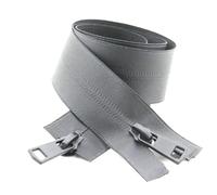 3Pcs 5# 70-150cm, Black Nylon Waterproof Zipper, Double Invisible Puller, Suitable for Sewing, Jacket Repair,120cm