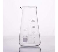 3pcs 500ml Conical Beaker in Triangle Form for Chemistry Laboratory sca-le Lab Measuring Thickened Education Office Supplies