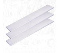 3PCS 500mm 6061 Aluminum flat Bar - Precision-cut rectangular metal rods for DIY projects and industrial manufacturing(3x10mm)