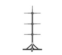 3PCS 50cm/19.68in 3D Fan Hologram Projector Advertising Display Stand Led Sign Holographic Lamp Player Fan Stand Support Splicing Fan Vivid Visuals