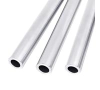 3Pcs 6063 Aluminum Round Tube, 10mm OD 8mm/7mm/6mm/4mm ID, 500mm Length Seamless Straight Metal Pipe for DIY Crafts, Industrial Use & Model Building(10mm OD x 7mm ID)
