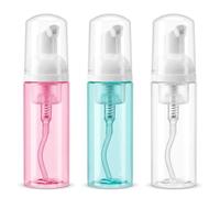 3Pcs 60ml/2 oz Foam Pump Bottle Travel Dispenser Mousse Foam Soap Dispenser