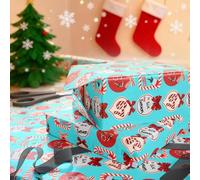 3Pcs 67 Gift Wrap, 67 Christmas Wrapping Paper, 67 Wrapping Paper Funny Wide Small Birthday Christma Rolls Santa Merry, Unique Six Seven Festive Wrapping Papers (B-50x450cm)