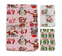 3PCS 67 Wrapping Paper, 27.56 * 19.69 Inche 6 7 Meme Christmas Wrapping Paper, Funny Six Seven WrappingPaper Sheets, Tear Resistant Gift WrappingPaper, For Birthday Halloween And Other Festival