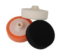 3pcs 6in 150mm Car Polishing Sponge Pads for M14 Thread Buffing and Polishing Tools, Soft Foam Wheel for Auto Shine, Reusable Buffing Heads(B)