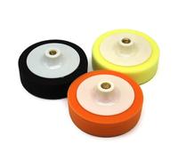 3Pcs 6Inch 150mm Buffing Sponge Head Mop Pads 14mm Thread Sponge Soft Foam Buffing Pads For Car Polishing Buffing Tool
