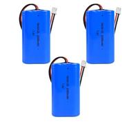 3Pcs 7.4V 2000mAh Li-ion Battery Pack RC Replacement Rechargeable Battery Pack Built-in 18650 * 2 Cell for Cars Airplane DIY, Fishing lights,Doorbell,Handheld Fan, Radio, Speakers, etc.