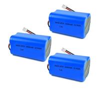 3Pcs 7.4V 4400mAh Li-ion Battery Pack RC Replacement Rechargeable Battery Pack Built-in 18650 * 4 Cell for Airplane DIY,Fishing lights,Doorbell,Handheld Fan,Radio,Speakers,etc.