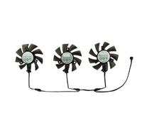 3Pcs 75mm,GA81S2U,Video Card Fan, For POWERCOLOR R9 390 8GB,RX 570 4G, For Powercolor for Red for Devil 480 8G PLD08010S12H(GA81S2U)