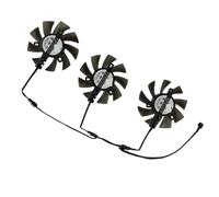 3Pcs 75mm,GA81S2U,Video Card Fan, For POWERCOLOR R9 390 8GB,RX 570 4G, For Powercolor for Red for Devil 480 8G PLD08010S12H(PLD08010S12HH)