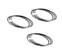 3Pcs 78mm STD Piston Ring Set Compatible with Mitsubishi K3H 3L Engine
