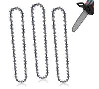 3PCS 8 Inch Chainsaw Chain Premium Chainsaw Blade Replacement for Mini Cordless Chainsaws 45 Drive Link Saw Chain for Garden Pruning Tree Trimming Firewood Cutting Ideal for Gardeners DIY Enthusiasts