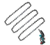 3PCS 8 Inch Chainsaw Chains, Mini Chainsaw Chain Replacement for Cordless Handheld Chainsaws, Low-Kickback Small Chainsaw Blade for Tree Trimming and Wood Cutting (45 Drive Links) (3 PCS 8In)
