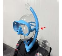 3PCS 8 Shaped Silicone Ring for Connecting Snorkel to Diving Mask Ensures Stable Fit and Prevents Tube from Detaching During Use (Pink)