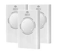 3PCS 868MHZ Garage Door Garage Remote, 4 Channels, Compatible with FAAC XT4 868 SLH LR, XT4 868 SLH, XT2 868 SLH, XT2 868 SLH LR, White