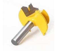 3pcs 8mm Shank Tongue & Groove Joint Assembly Router Bits Set 45 Degree Lock Miter Rout3/4" Stock Wood Cutting Woodworking Tools