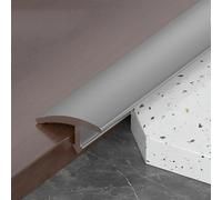 3PCS 90cm Aluminum Floor Transition Threshold Strip, Bridge The Height Gaps Between 2-5mm For Doorway, Transition Between Tile And Laminate Planks(Gray)