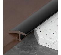 3PCS 90cm Aluminum Floor Transition Threshold Strip, Bridge The Height Gaps Between 2-5mm For Doorway, Transition Between Tile And Laminate Planks(Black)