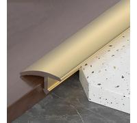3PCS 90cm Aluminum Floor Transition Threshold Strip, Bridge The Height Gaps Between 2-5mm For Doorway, Transition Between Tile And Laminate Planks(Gold)
