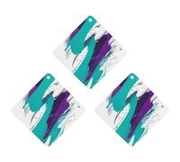 3PCS 90's Cup Design Car Air Freshener Hanging Scented Cards Cute White Car Fresheners Long Lasting New Cars Scents for Women Men Natural Air Freshener with Lanyard Automotive Freshies