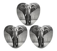 3PCS A Elephant Car Air Freshener Hanging Scented Cards Cute White Car Fresheners Long Lasting New Cars Scents for Women Men Natural Air Freshener with Lanyard Automotive Freshies