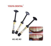 (3PCS A1) Hot 2.5g Dental Composite Resin Filling Materials Dentistry Denfil Syringe Universal Light Curing Composite Resin A1 A2 A3 Shade