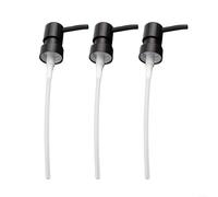 3PCS ABS Plastic Soap Dispenser Pump 28/400 Gold(3PCS Black)