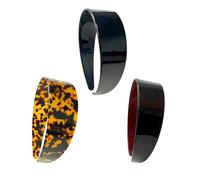 3pcs Acetate Hairband Wide Tortoise Shell Headband Washing Face Makeup Headwrap Comfortable Head Accessory Wide Tortoise Shell Headband