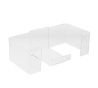 3pcs Acrylic Bathroom Tissue Box Cover and Restaurant Use | Smooth Design Prevents Sliding or Tipping, Quick Access Dispenser Fits Wet and Dry Wipes, Easy Fast Installation