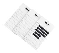 3Pcs Acrylic Eyelash Tray Durable Lash Holder Boards for Eyelash Extensions Convenient Storage for Lash Techs for Salon Personal Use