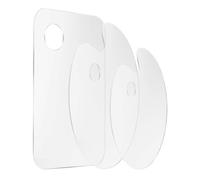 3pcs Acrylic Painting Palette Set for Young Artists, White Tray