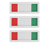 3pcs Acrylic Privacy Door Sign Vacant Occupied Indicator for Offices