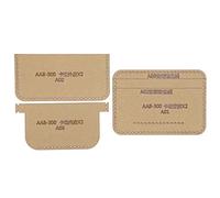 3Pcs Acrylic Template Card Bag DIY Leather Pattern Wallet Mold Craft Tools Accessories Transparent Sturdy Long Lasting Acrylic Leather Cutting Templates for Card Bag Making