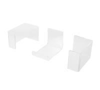 3pcs Acrylic Tissue Box Cover Glove Box Dispenser for Countertop Use | Prevents Sliding or Tipping, Fast Installation, Stable Placement, Quick Access, for Laboratories and Mobile Workstations