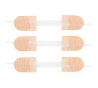3pcs Adhesive Bandages, Zip Stitch Sterile Sticker, Non-Woven Flexible Fabric Bandages, Emergency Wound Closure Strips, Band Aid for Tear Laceration Closure Liquid Stitch