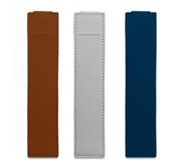 3Pcs Adjustable Leather Pen Pouches with Elastic Bands for Notebooks Detachable Pencil Holders for On The Go Writers PU Leather Pen Organiser