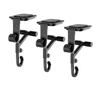 3pcs Adjustable Stocking Display Holder, Fireplace Stocking and Garland Hanger, Heavy Duty Garlands Hanger - for Christmas Wreath Vine Desk Fireplace Mantle Doorway Garland