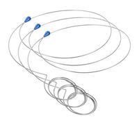 3pcs Adjustable Watchmakers Loupe Holder Wire Ring for Repair Work | Silver Iron and Steel Wire, Compact Portable Wires, for Watchmakers and Tinkerers