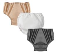 3Pcs Adult Diaper Cover for Incontinence Active Waterproof EVA Pants,Adult Diaper Covers Waterproof Noiseless Leak-Protection Plastic Pants for Adult Diapers(Style 3,XX-Large)