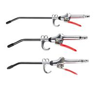 3PCS Air Blow Gun, ABG-100/200/300 Long Air Nozzle Blow Gun, Air Compressor Blow Tools for Compressor Professional Duster Cleaning \