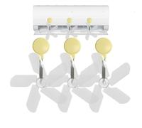 3PCS Air Conditioner Wind Deflector, Hanging Air Conditioner Deflector Rotating Fans, 360 Degree Adjustable Direction Baffles, Anti-Direct Blowing Suction Cup Wind Guide Fan