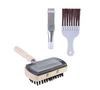 3pcs Air Conditioners Fin Cleaning Brush Set HVAC Condenser Cleaner with Soft Bristles for Safe & Effective Cleaning Condenser Coil Brush