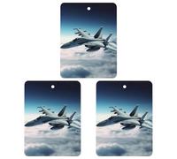 3PCS Aircraft Fighter Jets Car Air Freshener Hanging Scented Cards Cute lavender Car Fresheners Long Lasting New Cars Scents for Women Men Natural Air Freshener with Lanyard Automotive Freshies