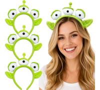 3PCS Alien Headband Green Three-eyed Headband Halloween Costume Accessory | Alien Costume, Fancy Dress, Cosplay Events and Photos Props